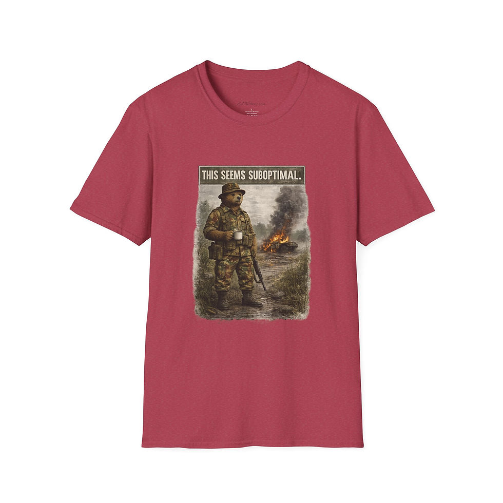 Thumbnail: T‑Shirt — "This Seems Suboptimal" 
