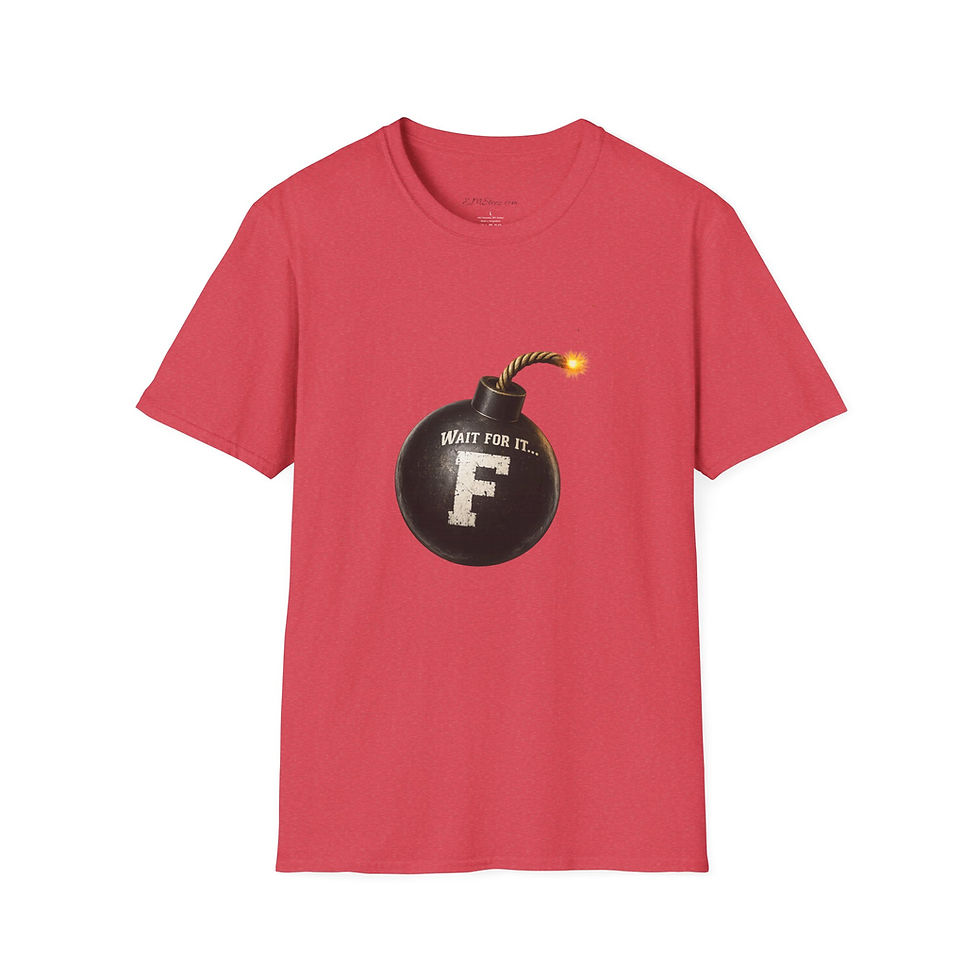Thumbnail:  "Wait For It... F" Bomb Graphic Tee- lighter colors