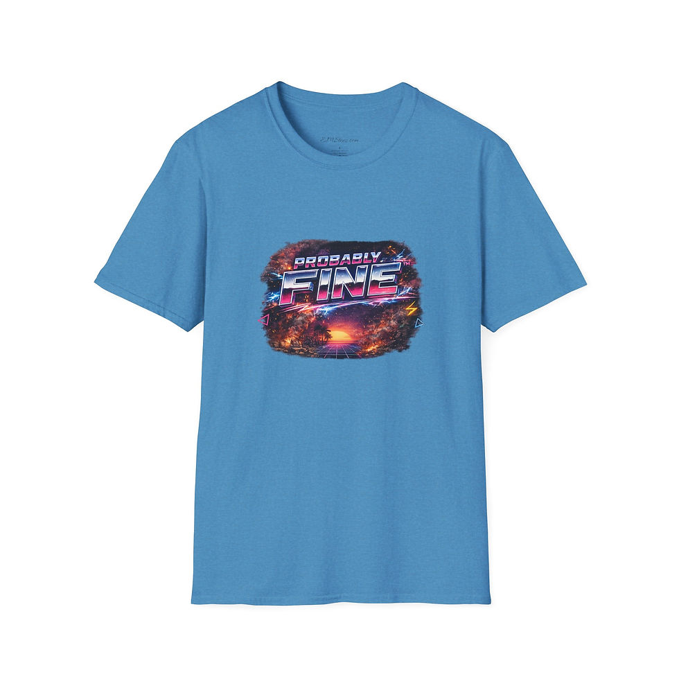 Thumbnail: Probably Fine Vaporwave Graphic Tee