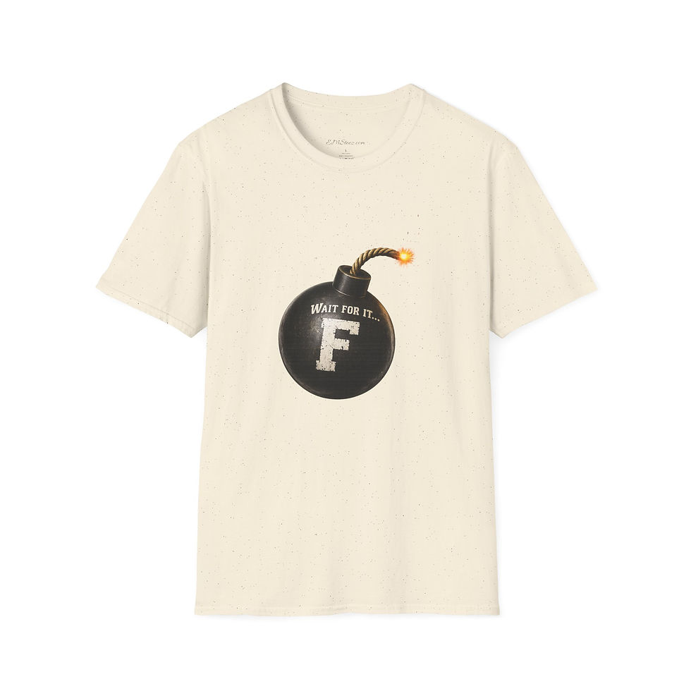 Thumbnail:  "Wait For It... F" Bomb Graphic Tee- lighter colors
