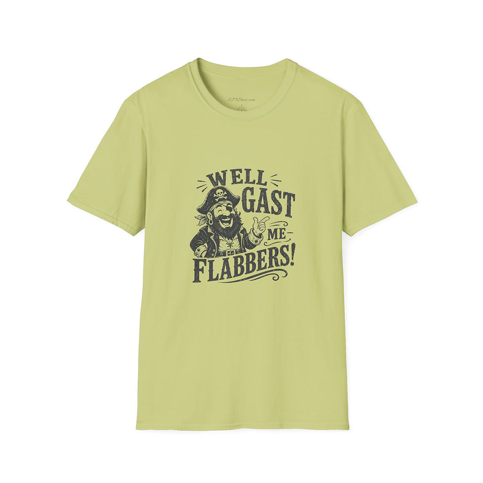 Thumbnail: "Well GAST Me Flabbers" Vintage Pirate Graphic Tee
