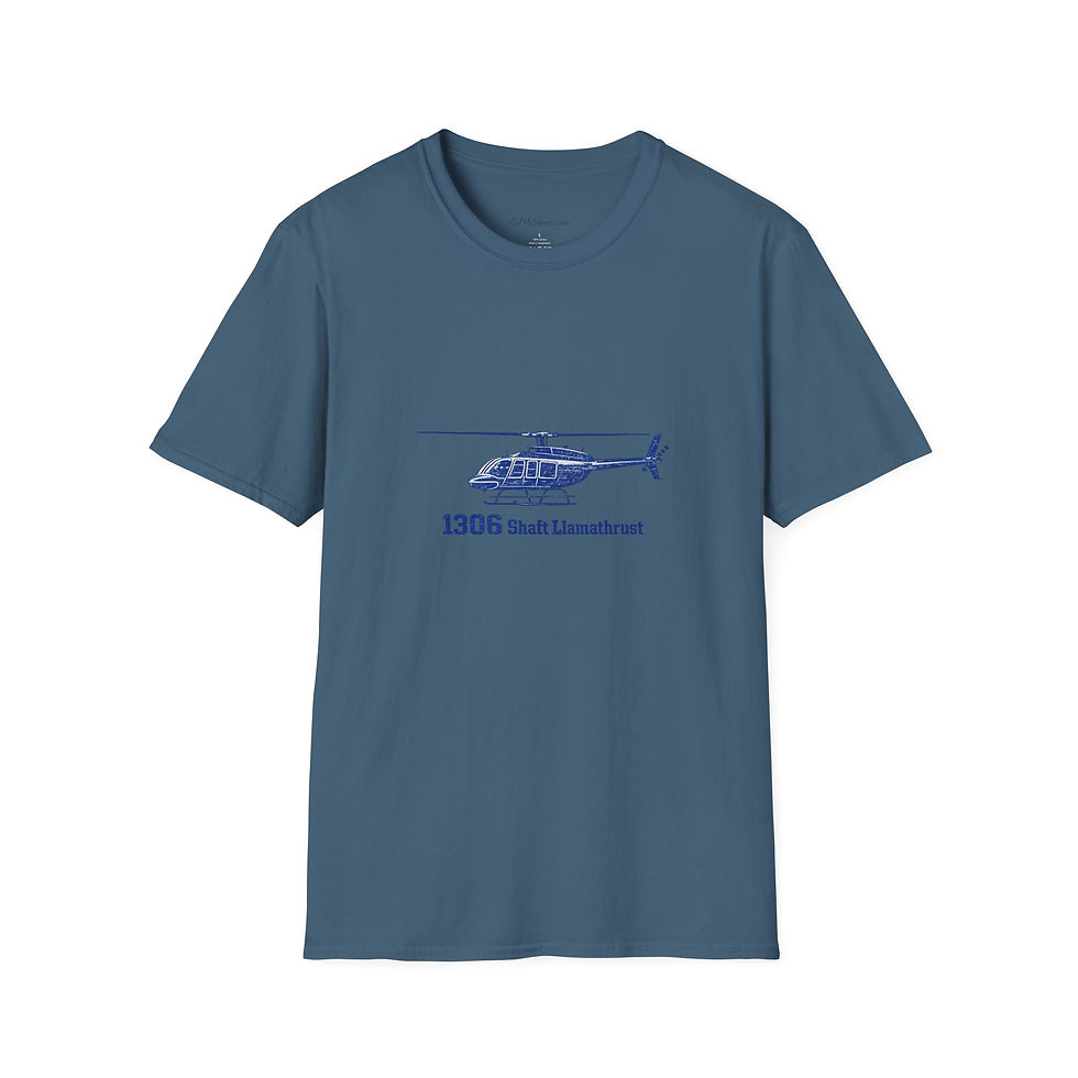 Thumbnail: Helicopter Crew T-Shirt — 1306 Shaft Llamathrust 