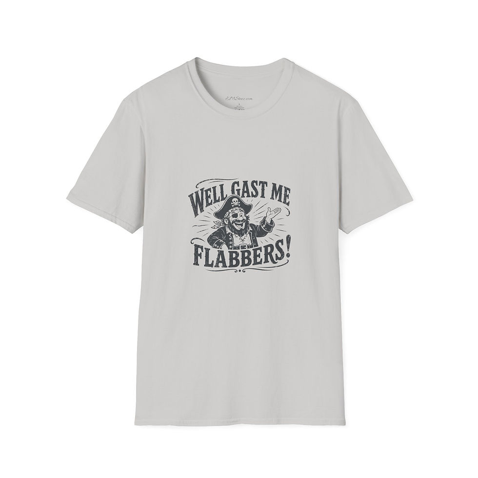 Thumbnail: Pirate Graphic T-Shirt — “Well Gast Me Flabbers!” 