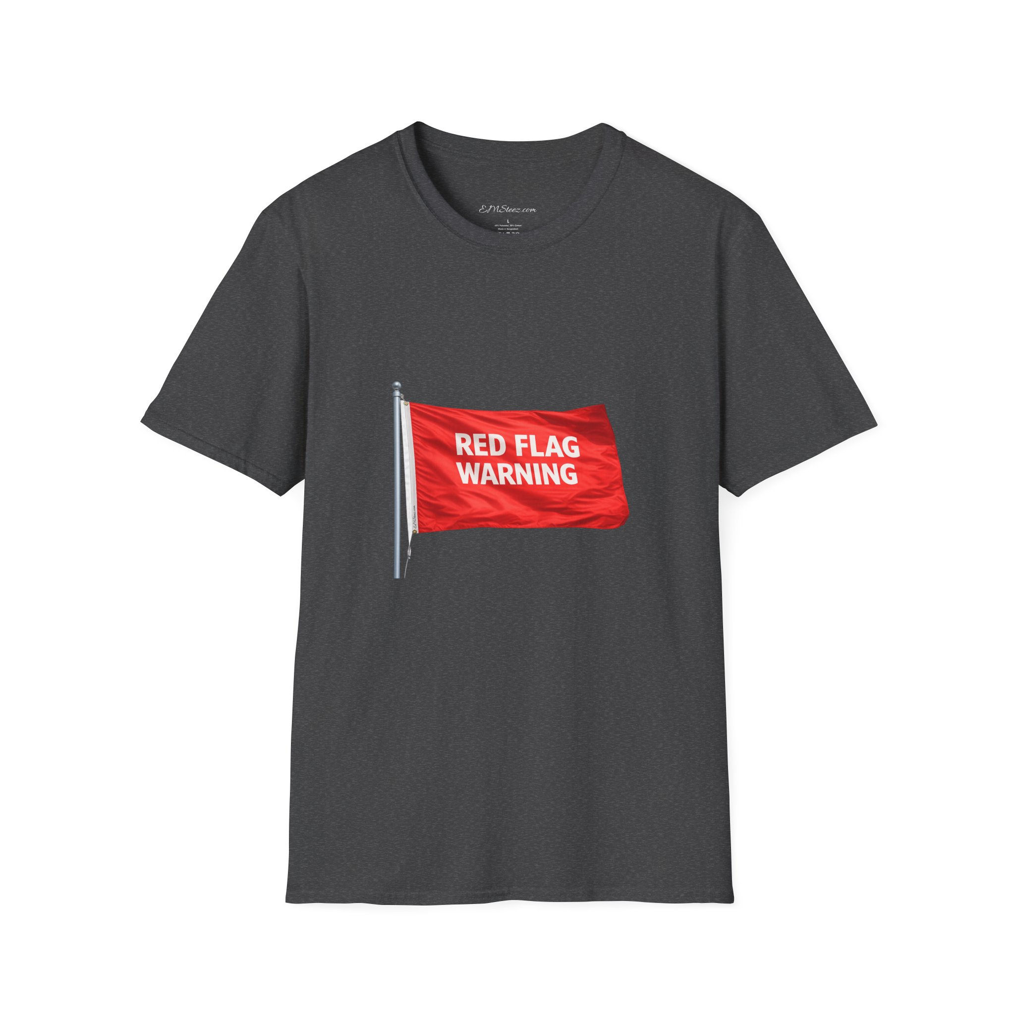 T-Shirt — Red Flag Warning Flag- dark colors