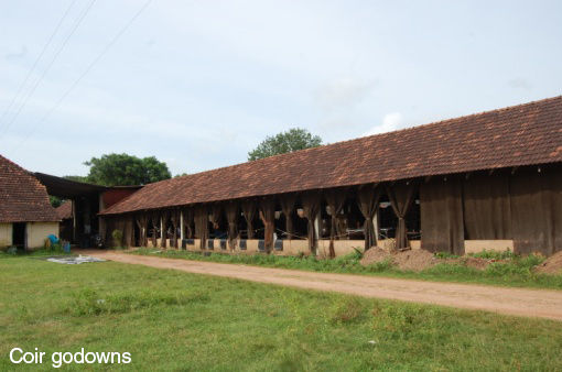 Coir Godowns in Alleppey