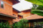Casa Rojo, open faced brick work, interlocking earth block