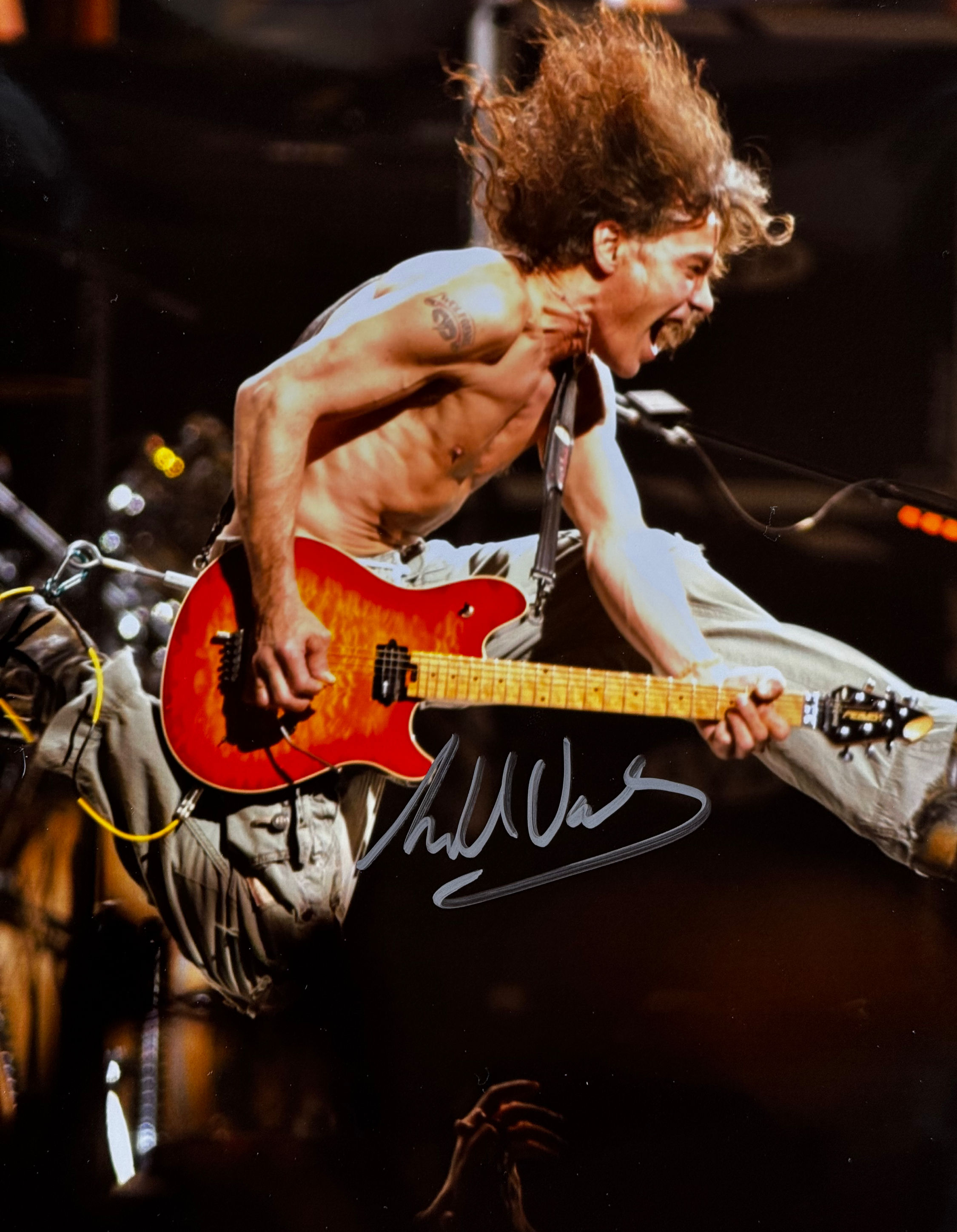 Eddie Van Halen Signed 8x10 Photo.