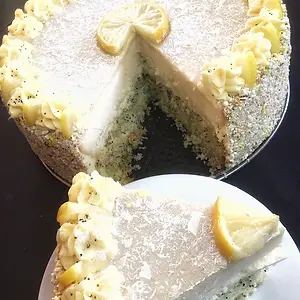 Lemon Poppyseed Cheesecake
