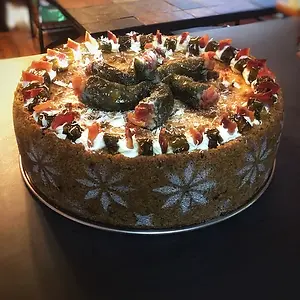 Hot Honey Jalapeño Bacon Cheesecake