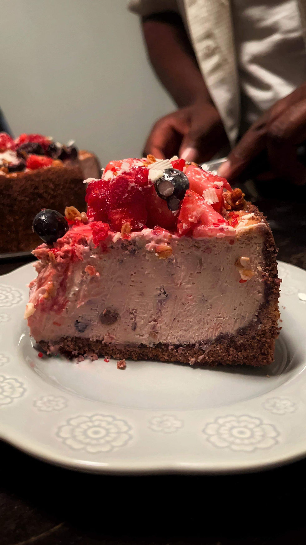 Thumbnail: Very Berry Protein Cheesecake