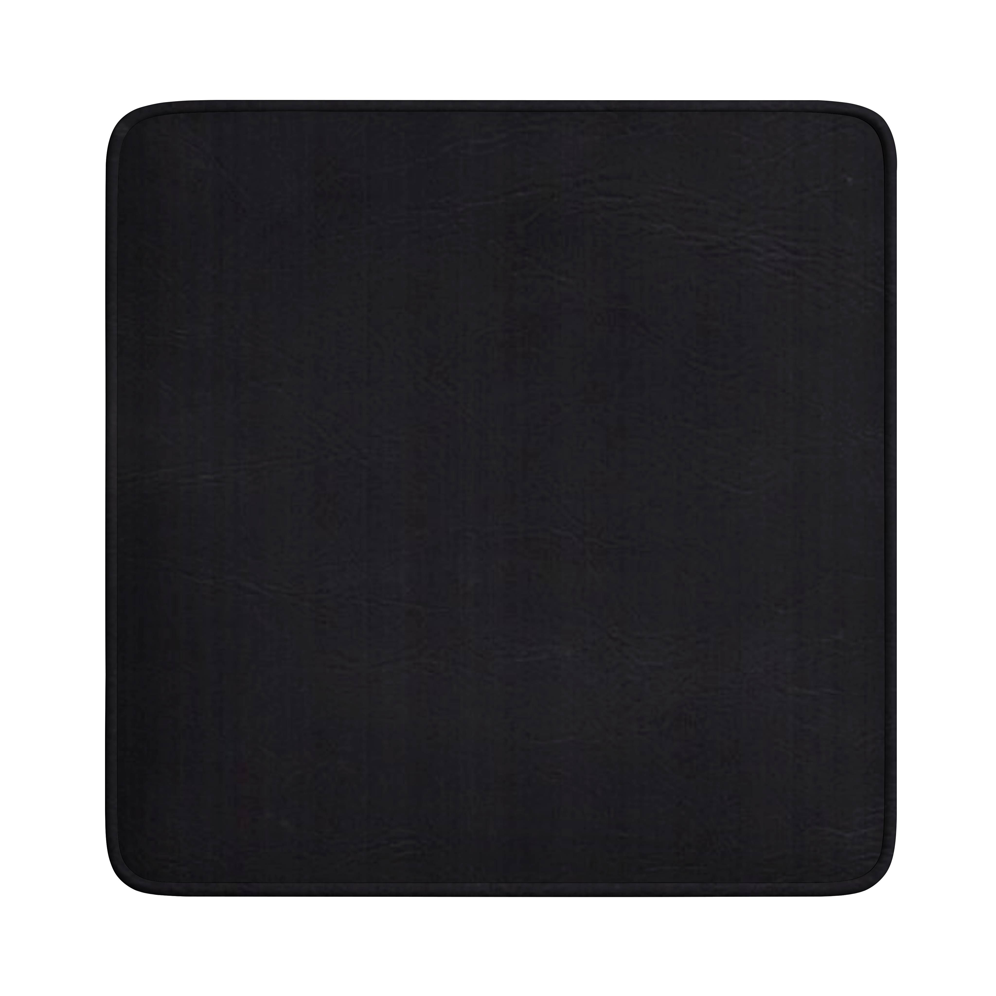 Derma Black Faux Leather Headboard