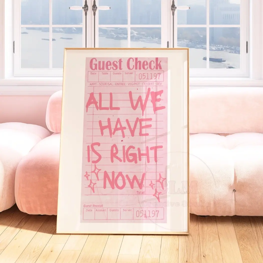 All we have is right now print