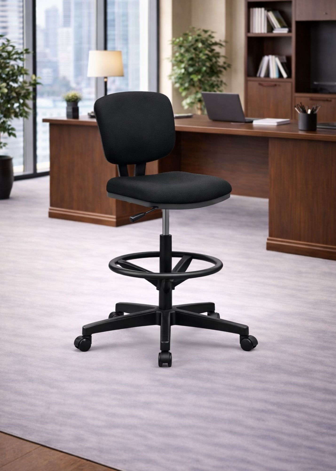 HON Volt Task Stool | Black Fabric