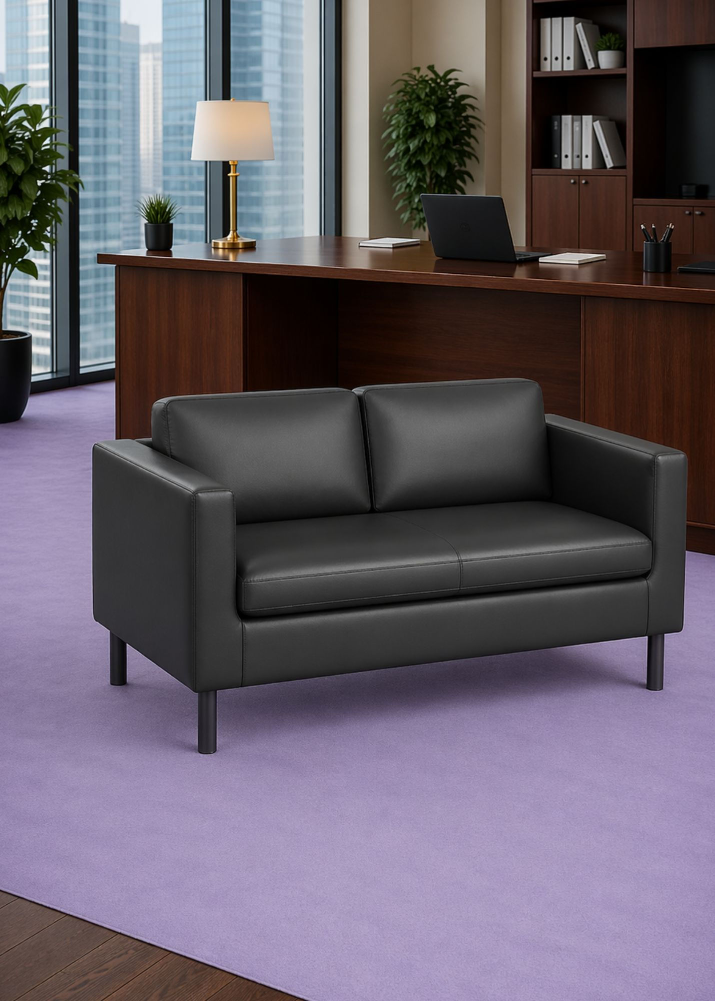 HON Parkwyn Loveseat | Black
