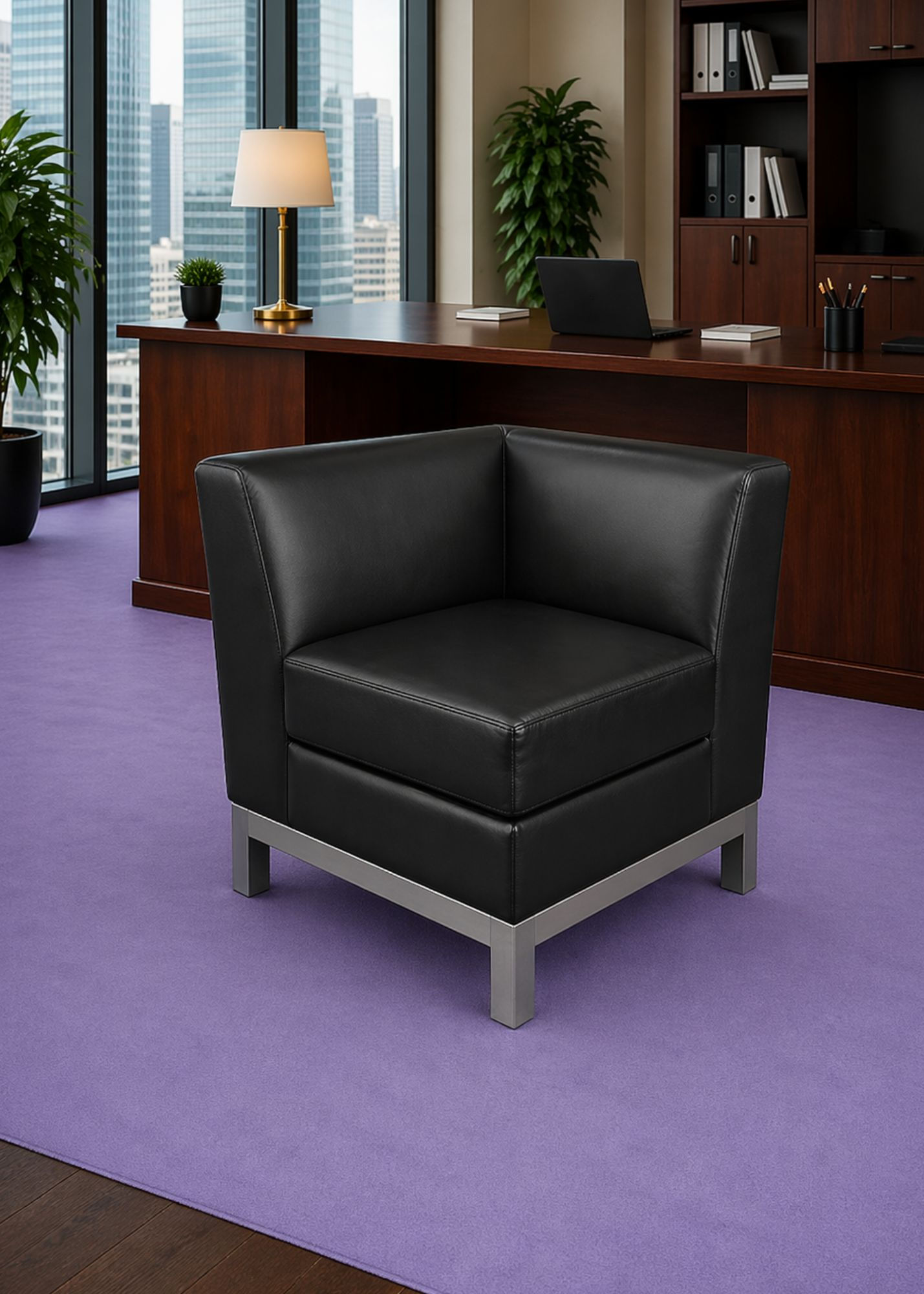 N9NE 9995 CLUB CHAIR CORNER - BLKU164