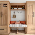 White Oak Mudroom Cabinetry 
