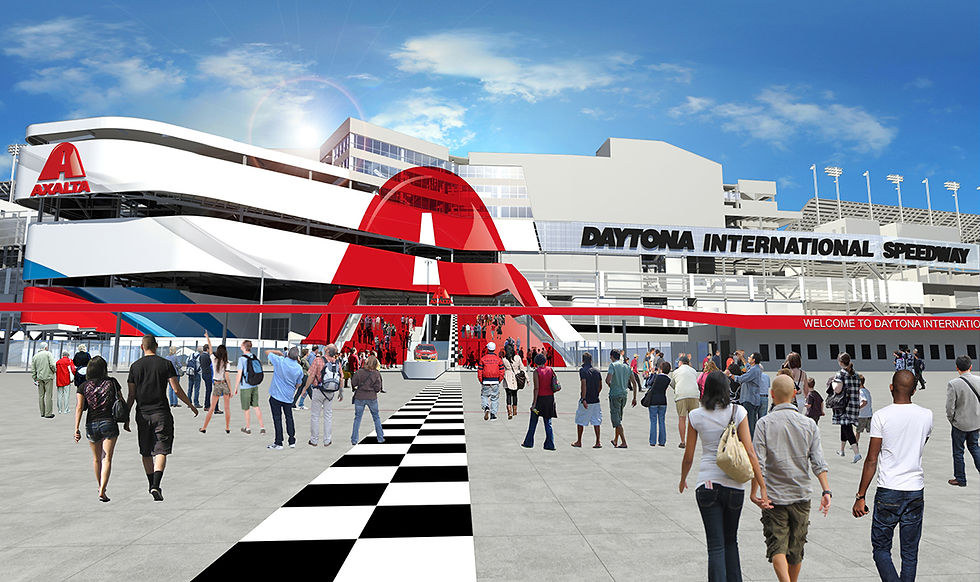 Facade C Big A Red