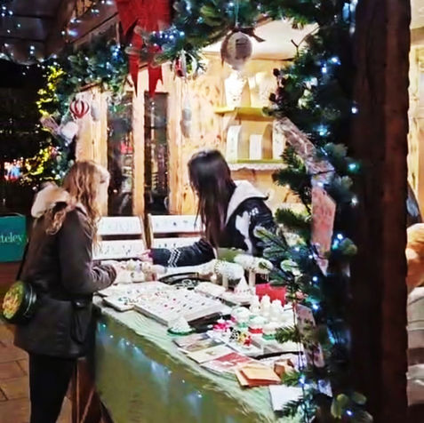 Whiteley Shopping Centre Christmas Chalet Jewelley Candles Soaps