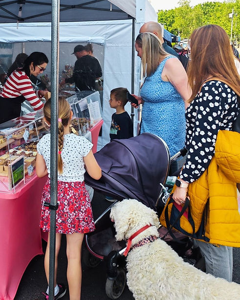 Whiteley Artisan Market Sweet Bakes Stand
