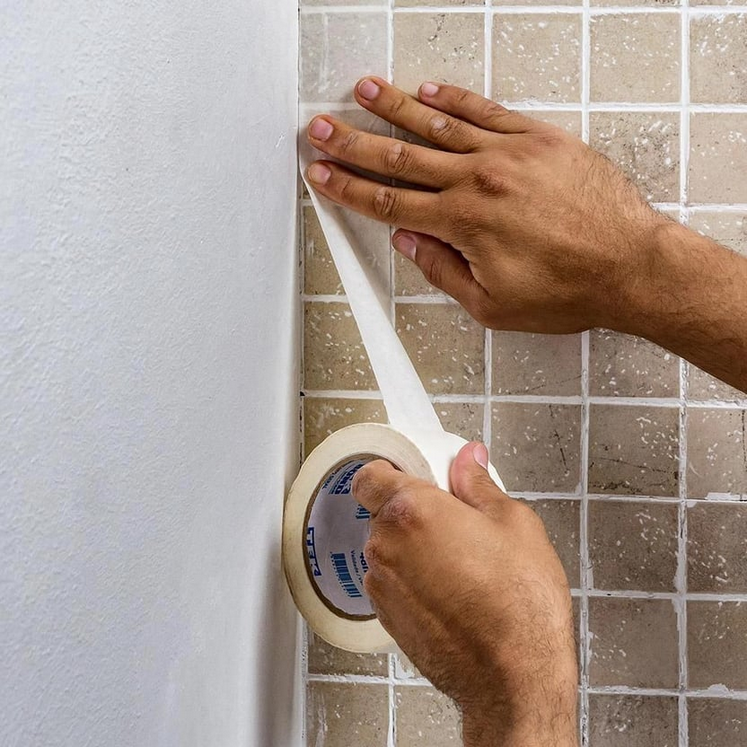 Miniatura: Fita Crepe  48Mm X 50M Branco Tekbond 12 unidades