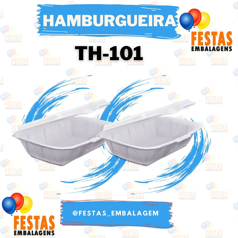 Hamburgueira Totalplast TH-101 C/200 Unidades