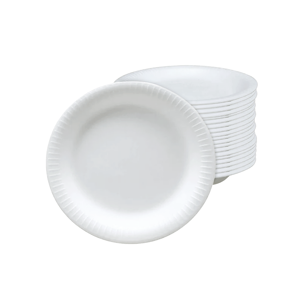 Miniatura: Prato Descartável Isopor 21cm Totalplast 200und Branco Tpr-21