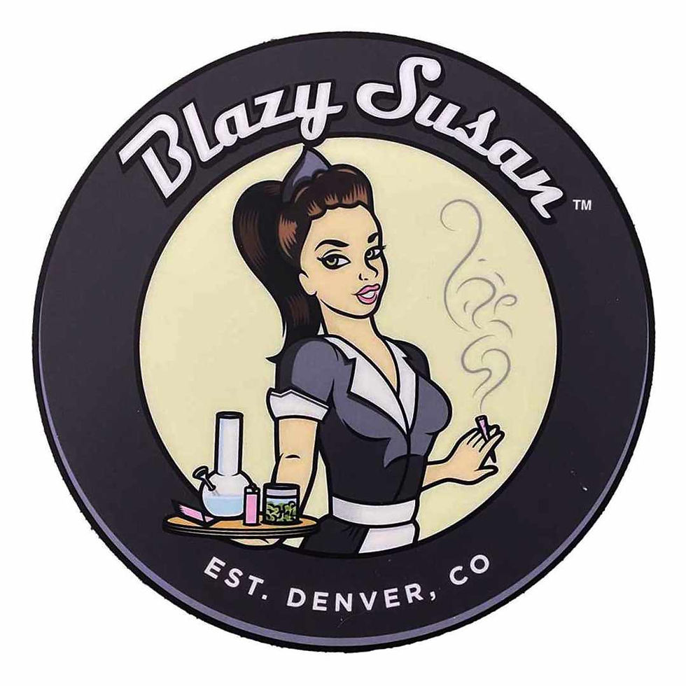 Thumbnail: Birch Blazy Susan Spinning Rolling Tray