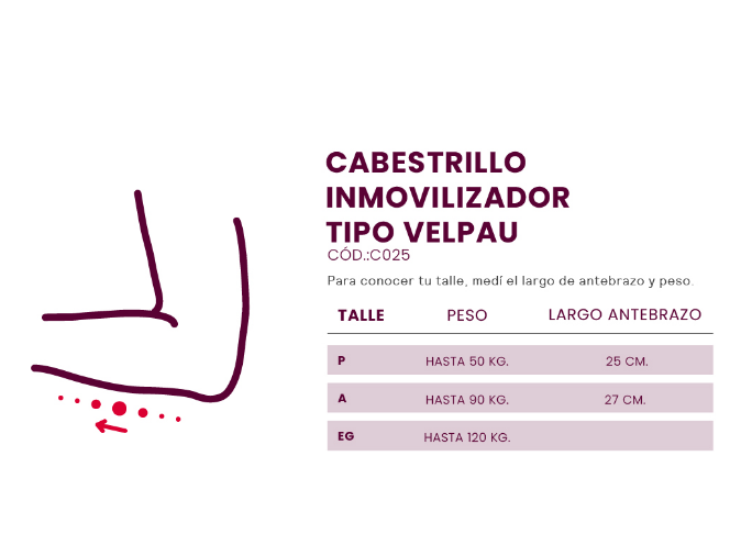 Miniatura: Cabestrillo Velpeau C025