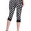 Miniaturebillede: Harlem sort-hvid prikket leggins
