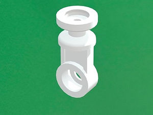 Deslizante de Corda 7,7mm para Fita Nacional e 7,35mm Fio