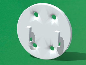 Flange do Motor 44 mm