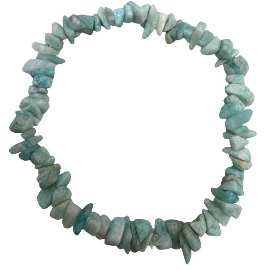 ZenN Aquamarine Stone Chip Bracelet