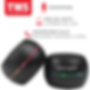 Escape | TWS pair of wireless Speakers with LED light, FM radio and microphone