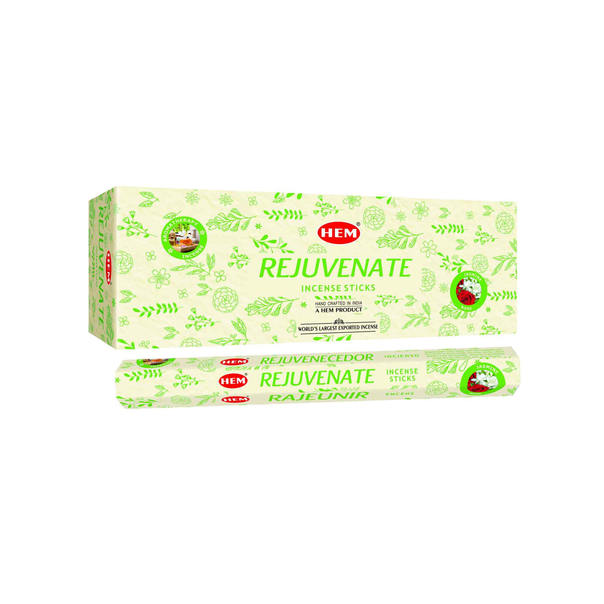HEM Hexa Rejuvenate Incense Sticks 6Tubes/Box