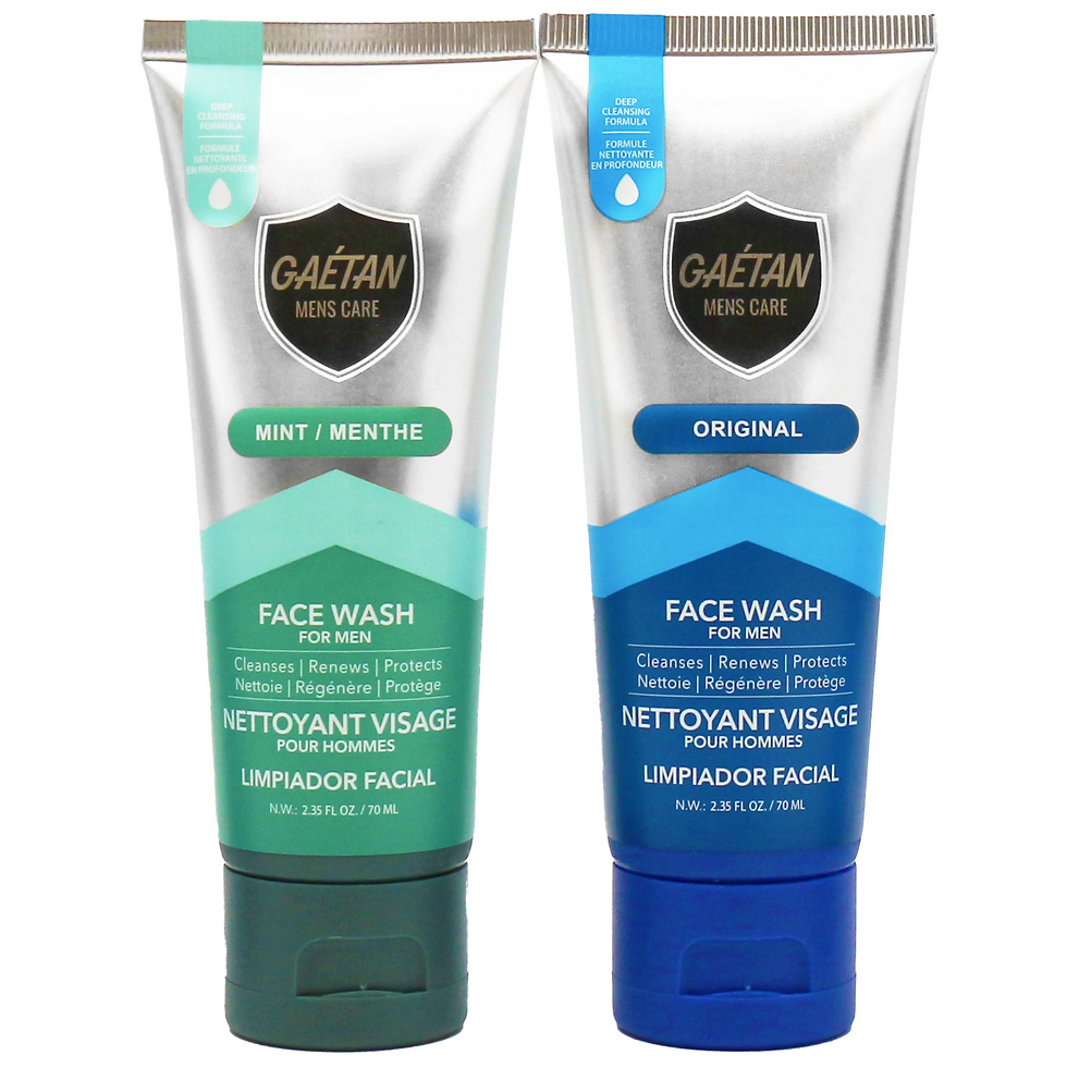 MENS FACE WASH ON PDQ 70 ML, 2.5OZ