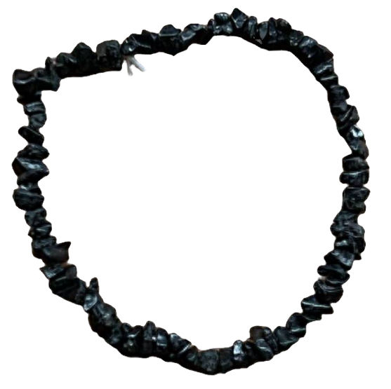 ZenN Black Tourmaline Stone Chip Bracelet