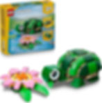 31377 Turtle with a Water Lily Flower CS PK 5