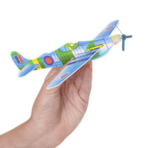 Thumbnail: 8" Flying Glider Plane