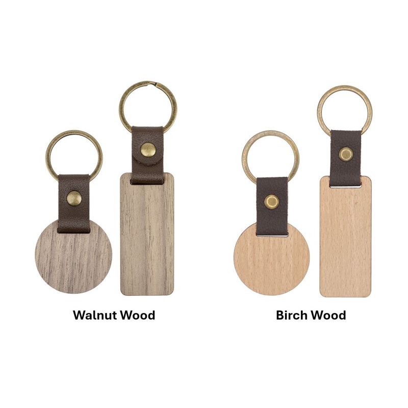 Thumbnail: CUSTOM WOODEN KEYCHAIN
