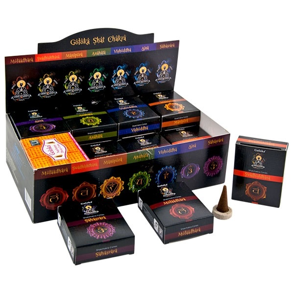 Goloka Chakra 7-In-One Incense Cones