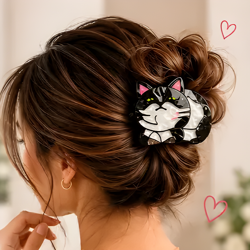Pop clip Hair clips (Cats)