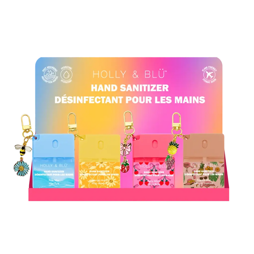 Hand Sanitizer with Charms 35ml (Coco, Berries, Mango, Melon) 62% Alcohol
