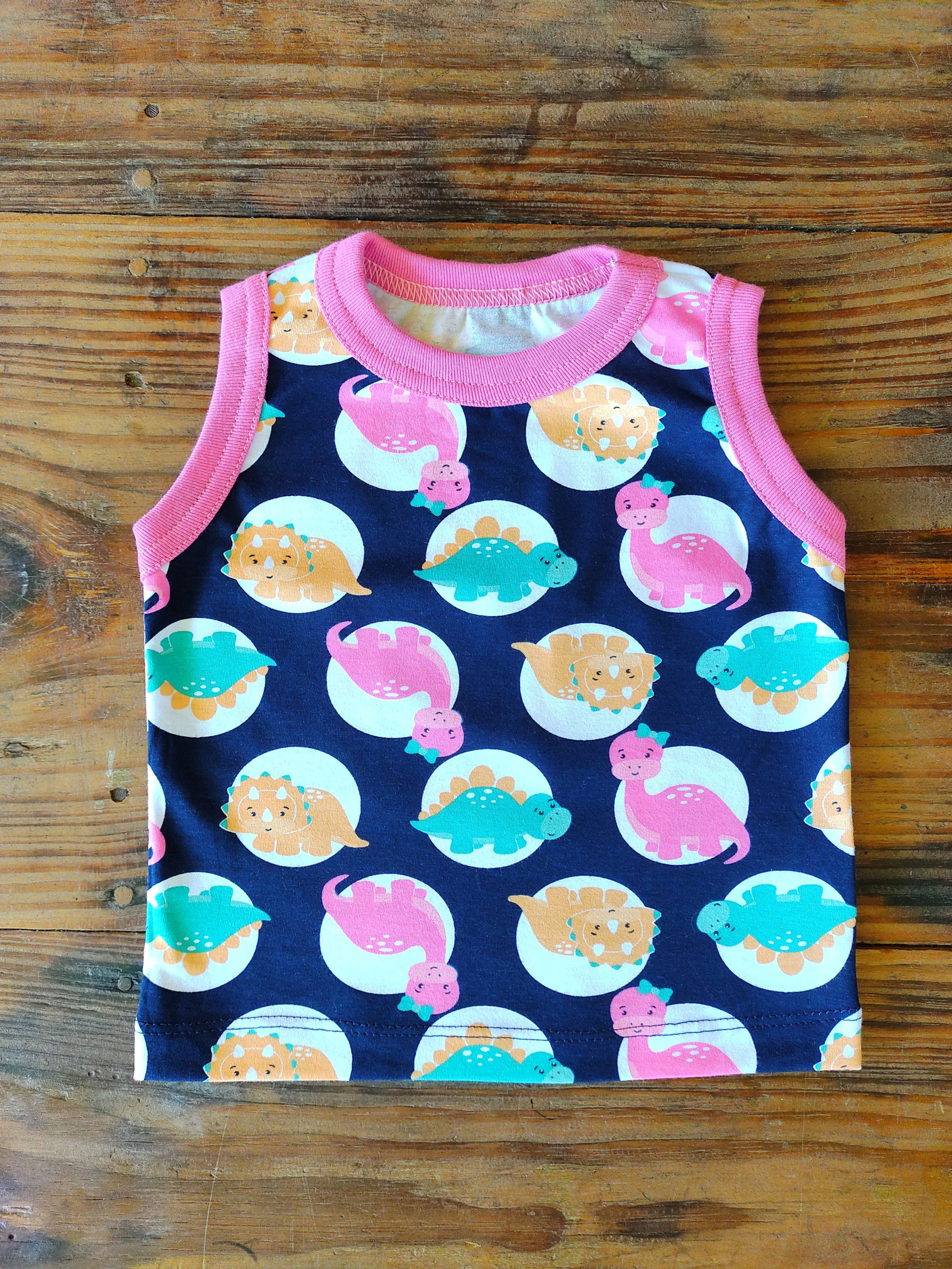 Regata 100% algodão estampada