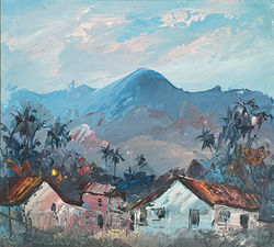 "Landscape in Blue"