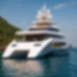 large futuristic yacht in colombia waters.jpg