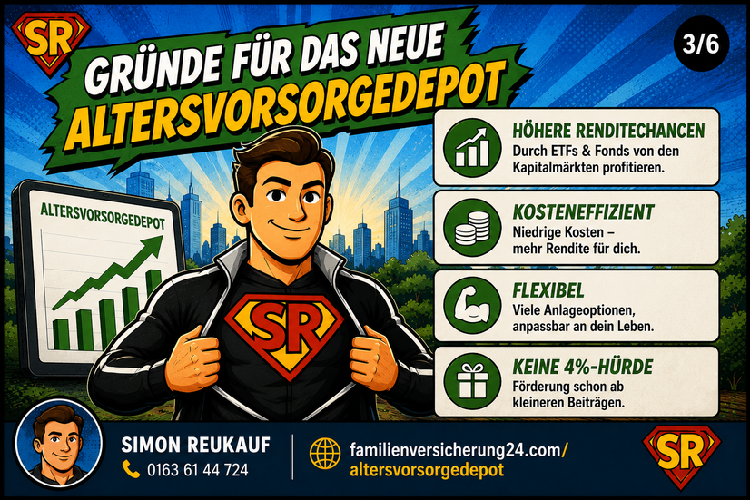 Gründe für das AltersvorsorgeDepot