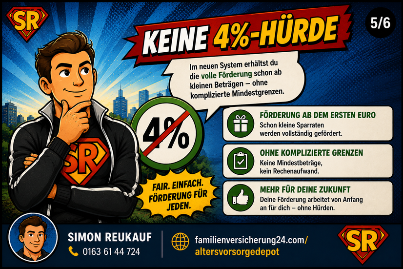 Gründe für das AltersvorsorgeDepot