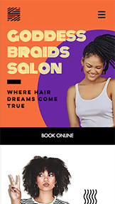 hair beauty website templates fashion beauty wix