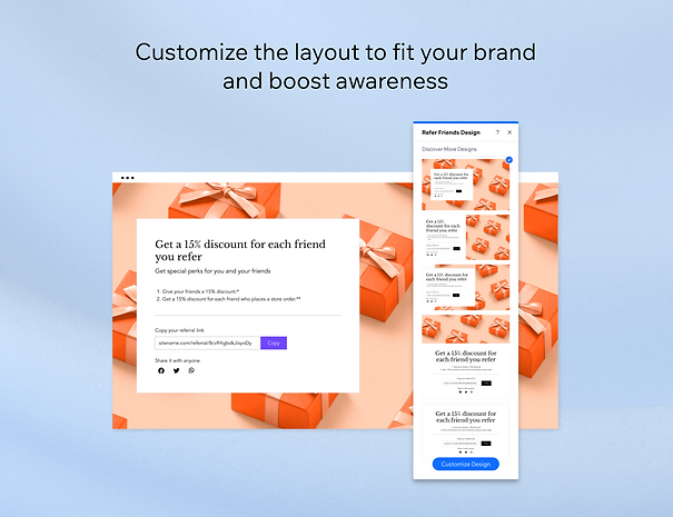 Wix Referral Program Preview 4