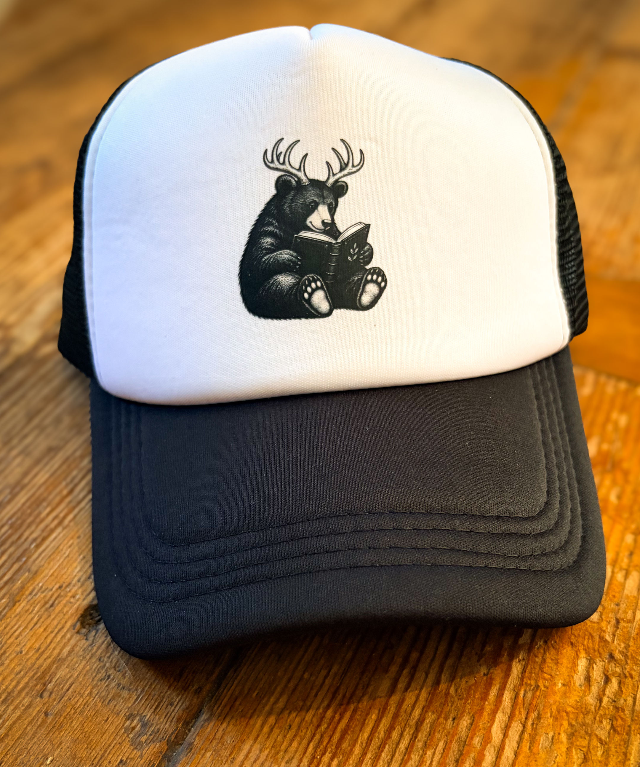 Bookish Bear Trucker Hat